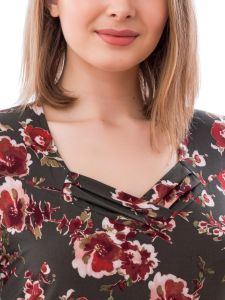 Платье женское 4761С-3 табачный бордо