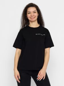 60294-22 Футболка женская цвет черный